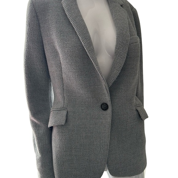 Zara Jackets & Blazers - Zara Gray Blazer textured Jacket medium